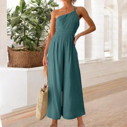 Willa Backless Wide-Leg Jumpsuit