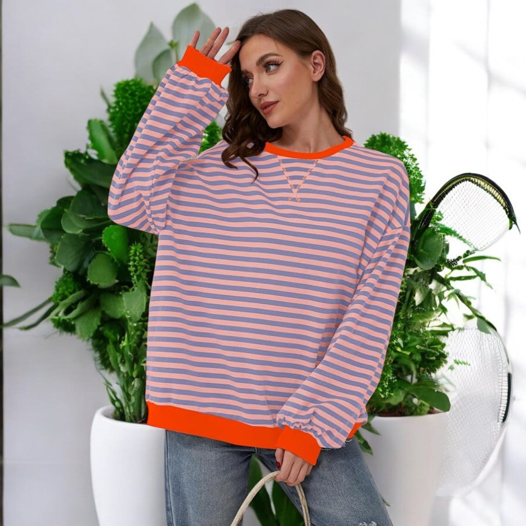 Clara Striped Oversized Sweater