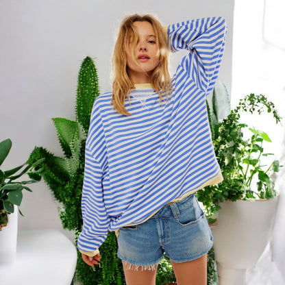 Clara Striped Oversized Sweater