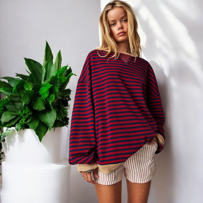 Clara Striped Oversized Sweater