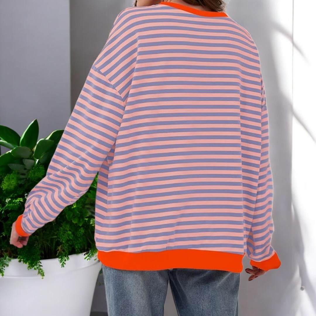 Clara Striped Oversized Sweater