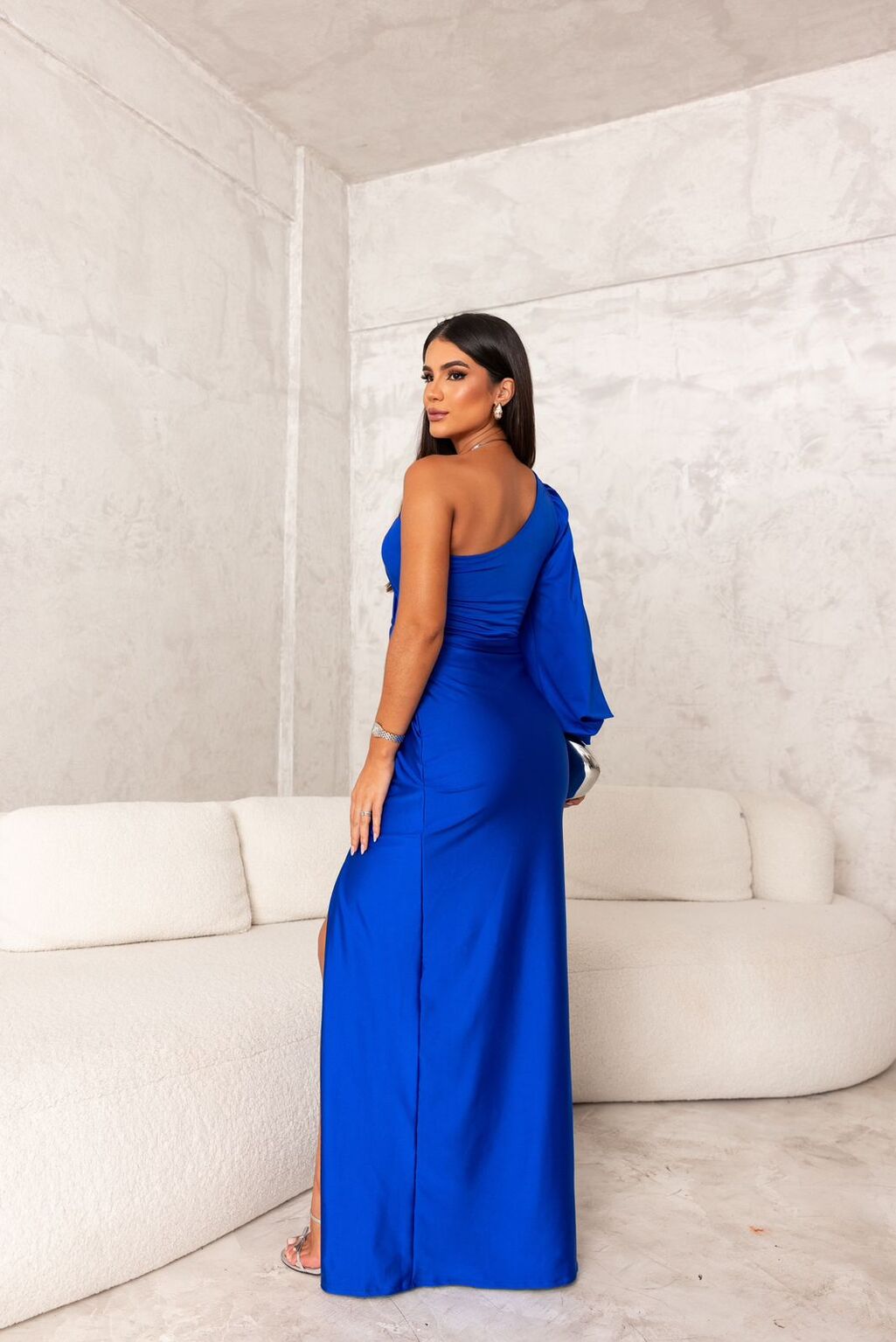 Elara Satin Gown