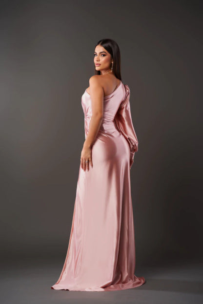 Elara Satin Gown